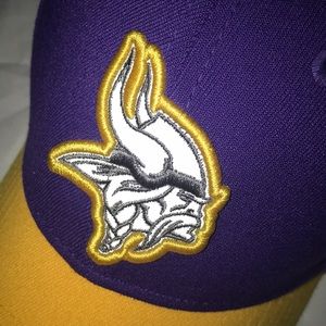NFL New Era 3M Reflective Vikings Logo Fitted Hat